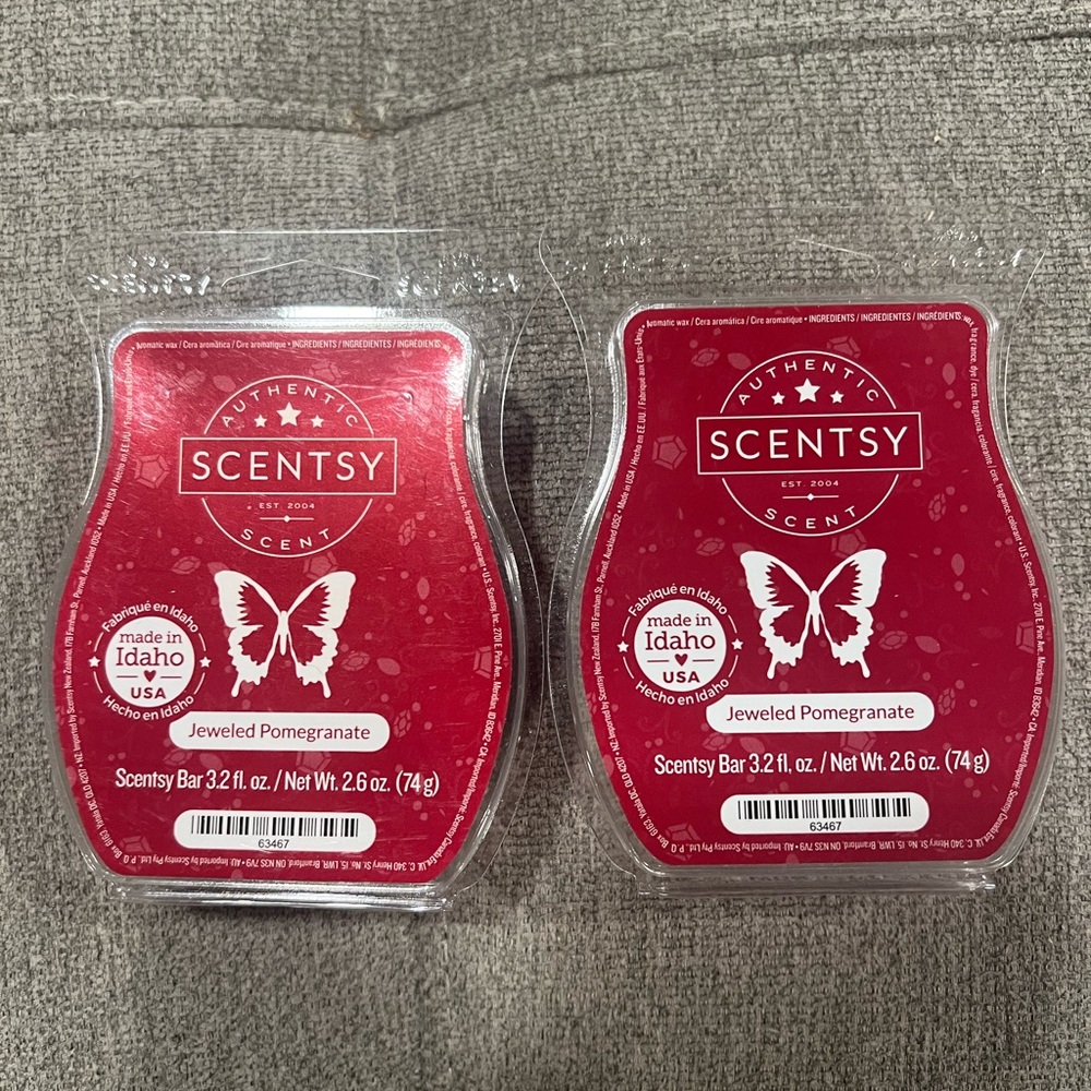 Scentsy jeweled pomegranate wax bars